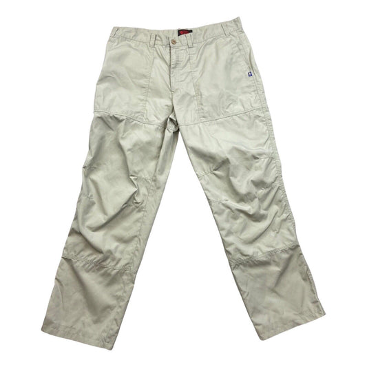 Vintage 90s 00s Light Cream Fjällräven Cargo Trousers W38 L31 1/2 L