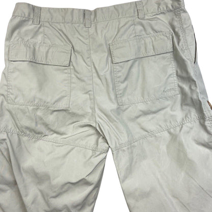 Vintage 90s 00s Light Cream Fjällräven Cargo Trousers W38 L31 1/2 L