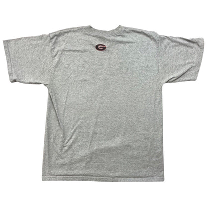 Nike Team Grey Georgia Bulldogs American Football Team Spell Out T-Shirt Medium