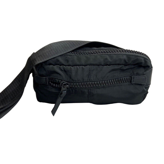 Vintage 00s Black Nylon Cross Body Bum Bag