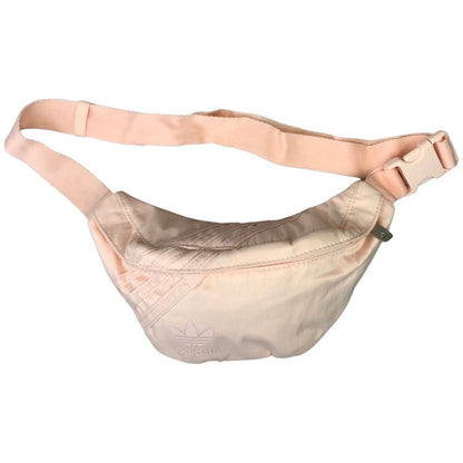 Vintage 90s 00s Baby Pink Adidas Three Striped Cross Body Bum Bag