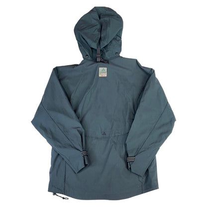 Vintage 90s 00s Charcoal Grey Adidas Equipment Waterproof Sports Jacket XL