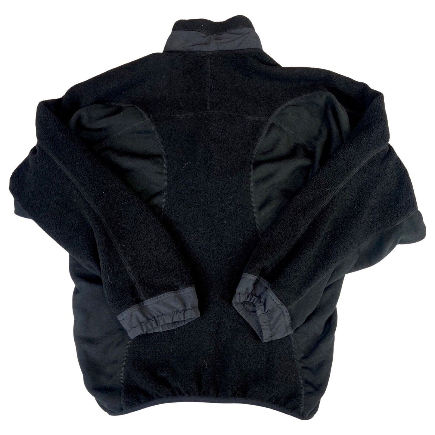 Vintage 90s 00s Black Patagonia Zip Down Fleece S