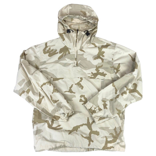 Vintage 00s Cream Carhartt Camouflage Print Pull Over Jacket L