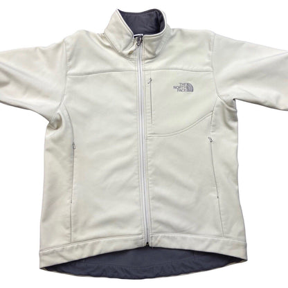00s Cream The North Face Apex Bionic Soft-Shell Zip-Up Women's Jacket 14 16 L