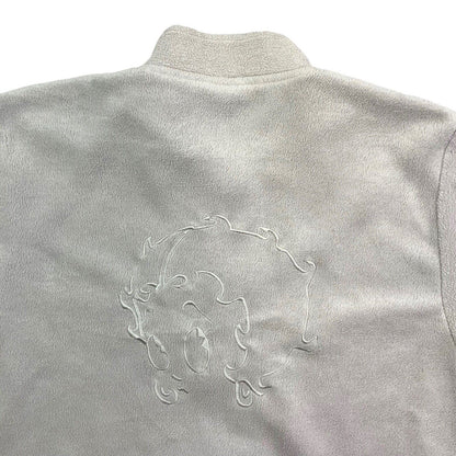 Vintage 2000 Grey Red Embroidered Betty Boop Fleece Zip-Up Pullover Jumper S M