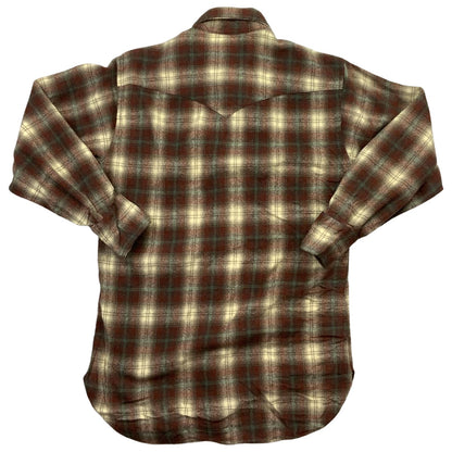 VTG USA PENDLETON HIGH GRADE WESTERN WEAR CANYON SHIRT WOOL ROCKABILLY 34”(38)XS