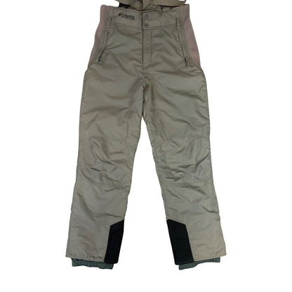 2010s Grey Columbia Sportswear Company Waterproof Ski Salopettes Large