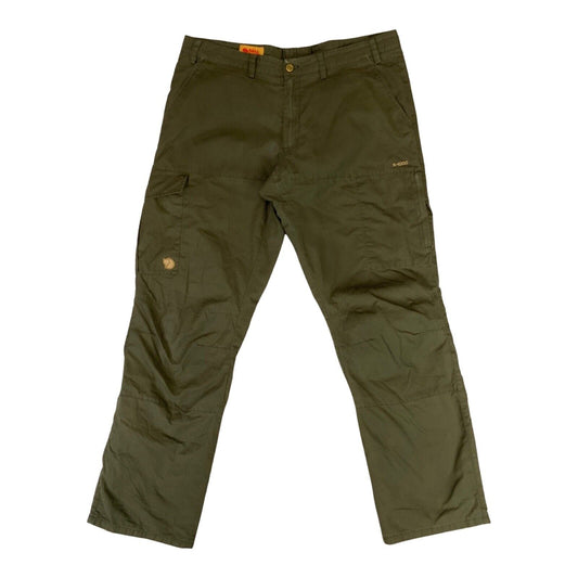 Fjallraven Olive Khaki Ruaha Cargo Trousers G-1000 38-39" Comfort Fit Mid Waist