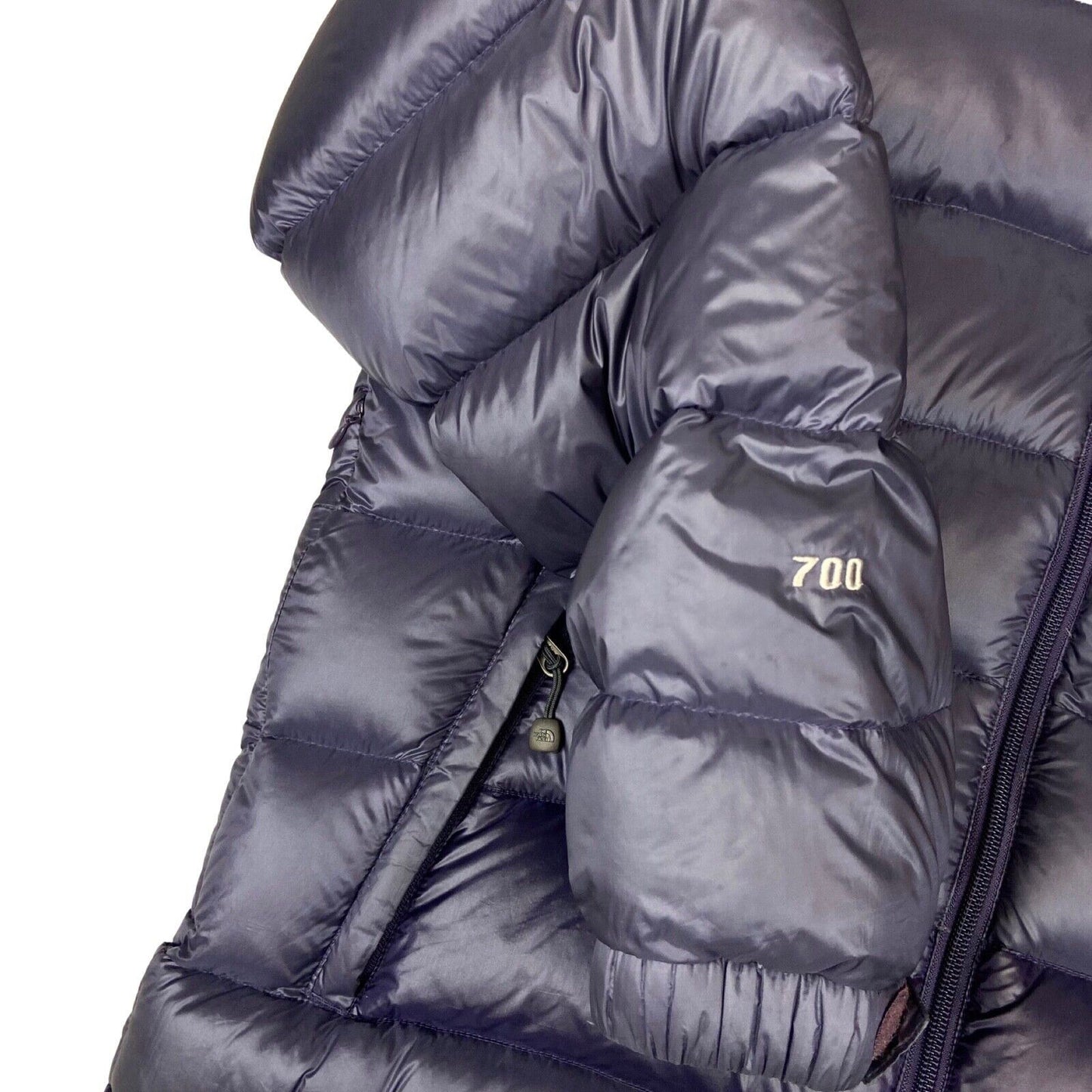 Vintage 00s Y2K Purple The North Face Puffer Coat 700 Feather Down L