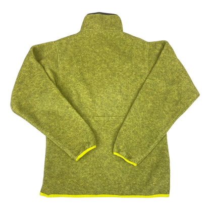 Vintage 00s Green Patagonia Logo 1/4 Zip High Neck Fleece 12 14 M