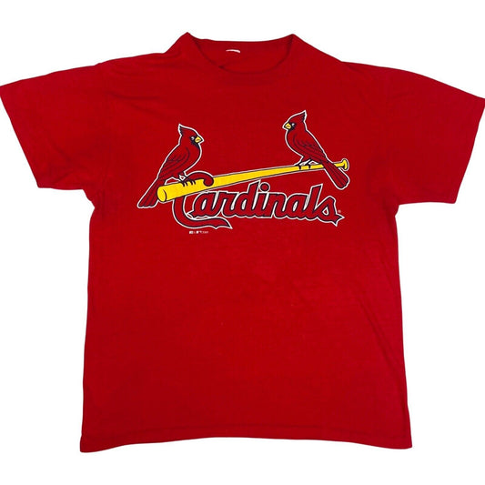 Vintage 2000 Red Russell Athletic St. Louis Cardinals MLB Graphic T-Shirt Medium