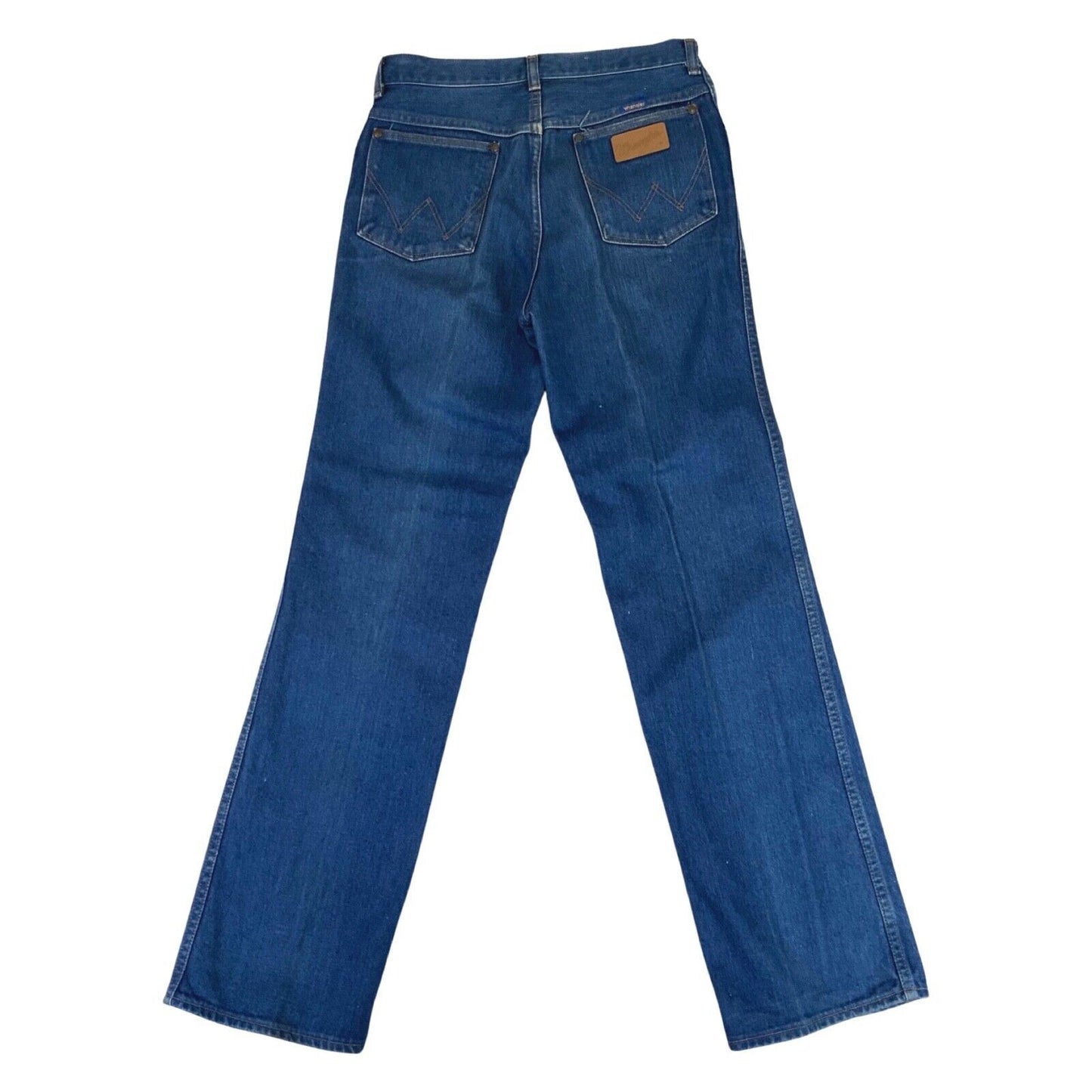 VTG 70s WRANGLER BLUEBELL DENIM JEANS WESTERN SUEDEHEAD MOD SKINS 30L 33L