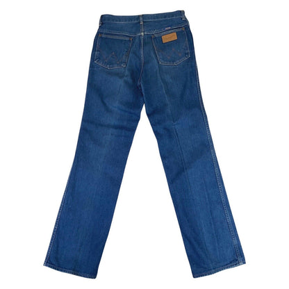 VTG 70s WRANGLER BLUEBELL DENIM JEANS WESTERN SUEDEHEAD MOD SKINS 30L 33L