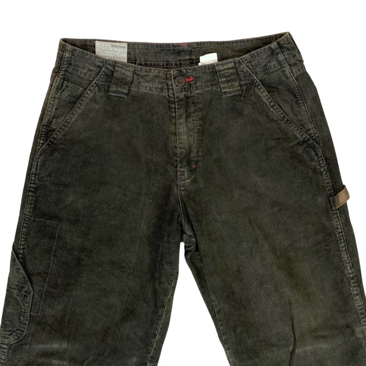 Vintage 00s Y2K Faded Brown Timberland Cotton Utility Carpenter Trousers