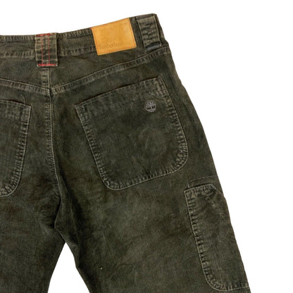 Vintage 00s Y2K Faded Brown Timberland Cotton Utility Carpenter Trousers
