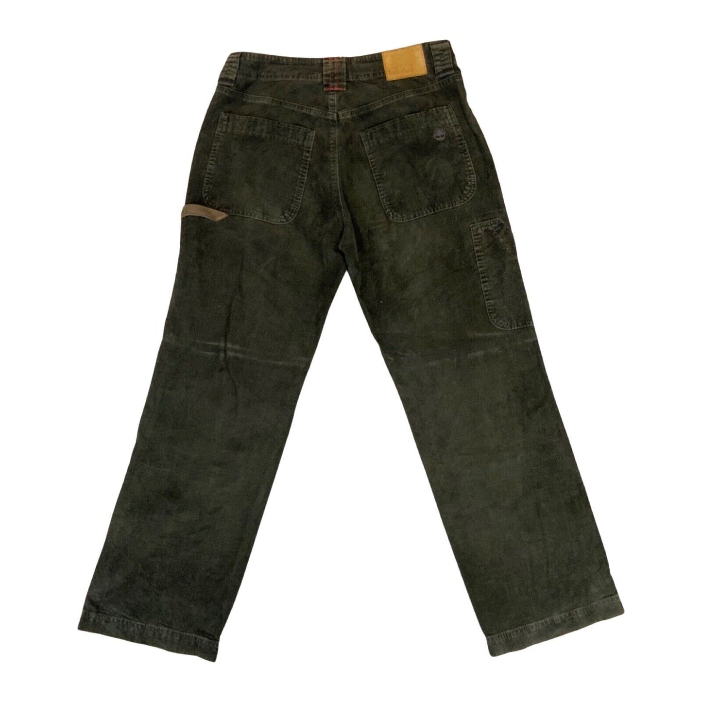 Vintage 00s Y2K Faded Brown Timberland Cotton Utility Carpenter Trousers