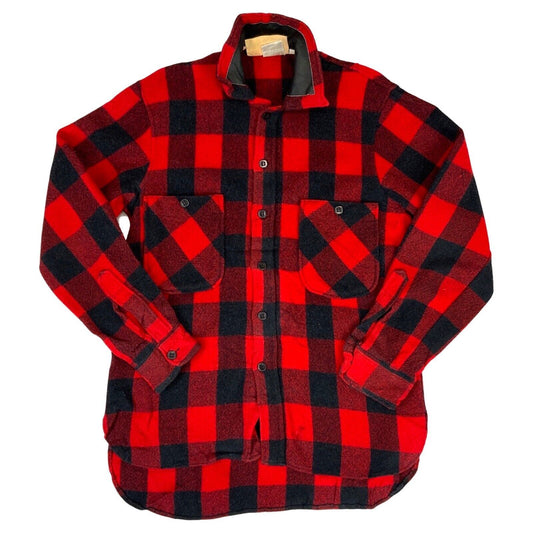 VINTAGE AUSTRALIAN OUTBACK COLLECTION HEAVY WOOL JACKET SHIRT CPO S 41” (38)