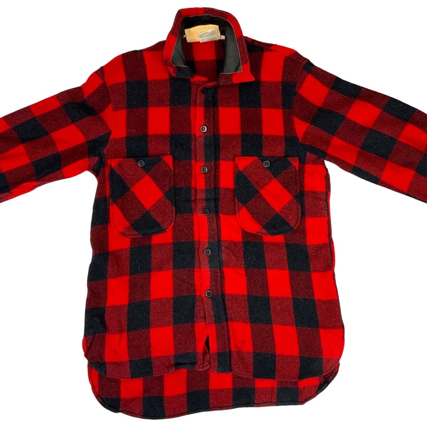VINTAGE AUSTRALIAN OUTBACK COLLECTION HEAVY WOOL JACKET SHIRT CPO S 41” (38)