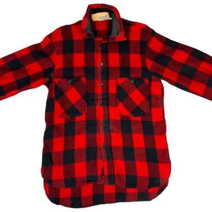 VINTAGE AUSTRALIAN OUTBACK COLLECTION HEAVY WOOL JACKET SHIRT CPO S 41” (38)