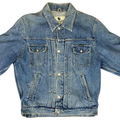 RARE VTG 80s WRANGLER BLUEBELL 30s TYPE 2 DENIM TRUCKER JACKET 45” (41)
