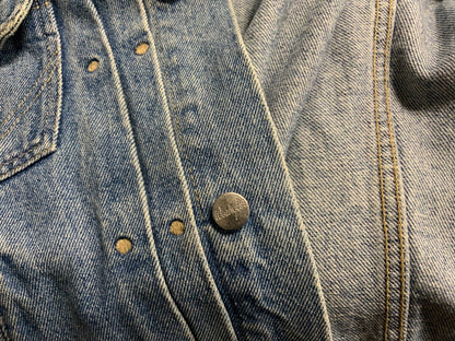 RARE VTG 80s WRANGLER BLUEBELL 30s TYPE 2 DENIM TRUCKER JACKET 45” (41)