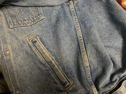 RARE VTG 80s WRANGLER BLUEBELL 30s TYPE 2 DENIM TRUCKER JACKET 45” (41)