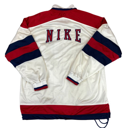 Vintage Nineties Red, White & Blue Nike Track Jacket Large
