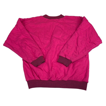 Vintage 00s Pink Disney Paris Mikey Mouse Graphic Reversible Sweatshirt L 14 16