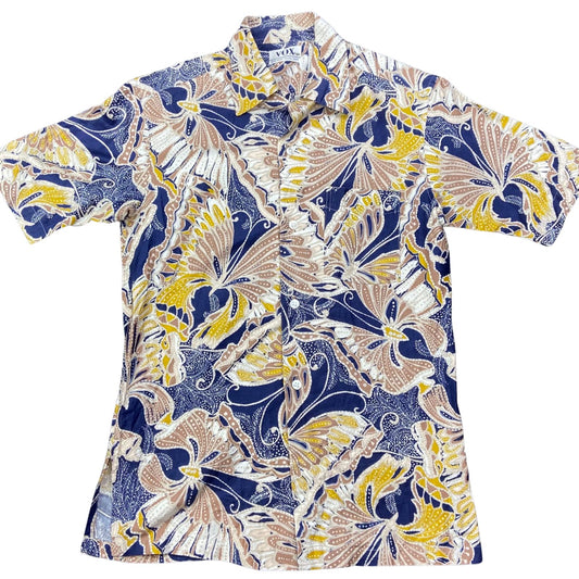 VTG VOX TOYO SUN SURF  50s STYLE HAWAIIAN ALOHA SHIRT RAYON ROCKABILLY 37” (34)
