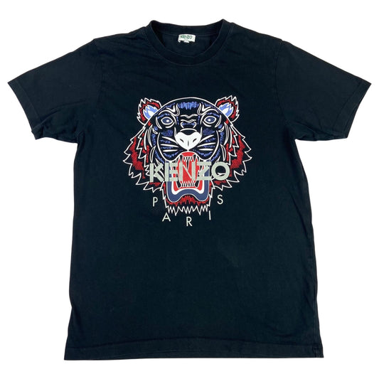 00's Black Kenzo Classic Tiger Paris Graphic T-Shirt Small