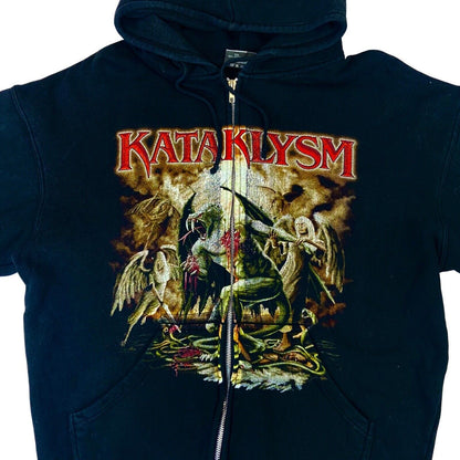 Preloved 2010 Black Kataklysm Graphic Printed Metal Rock Band Merch L-XL