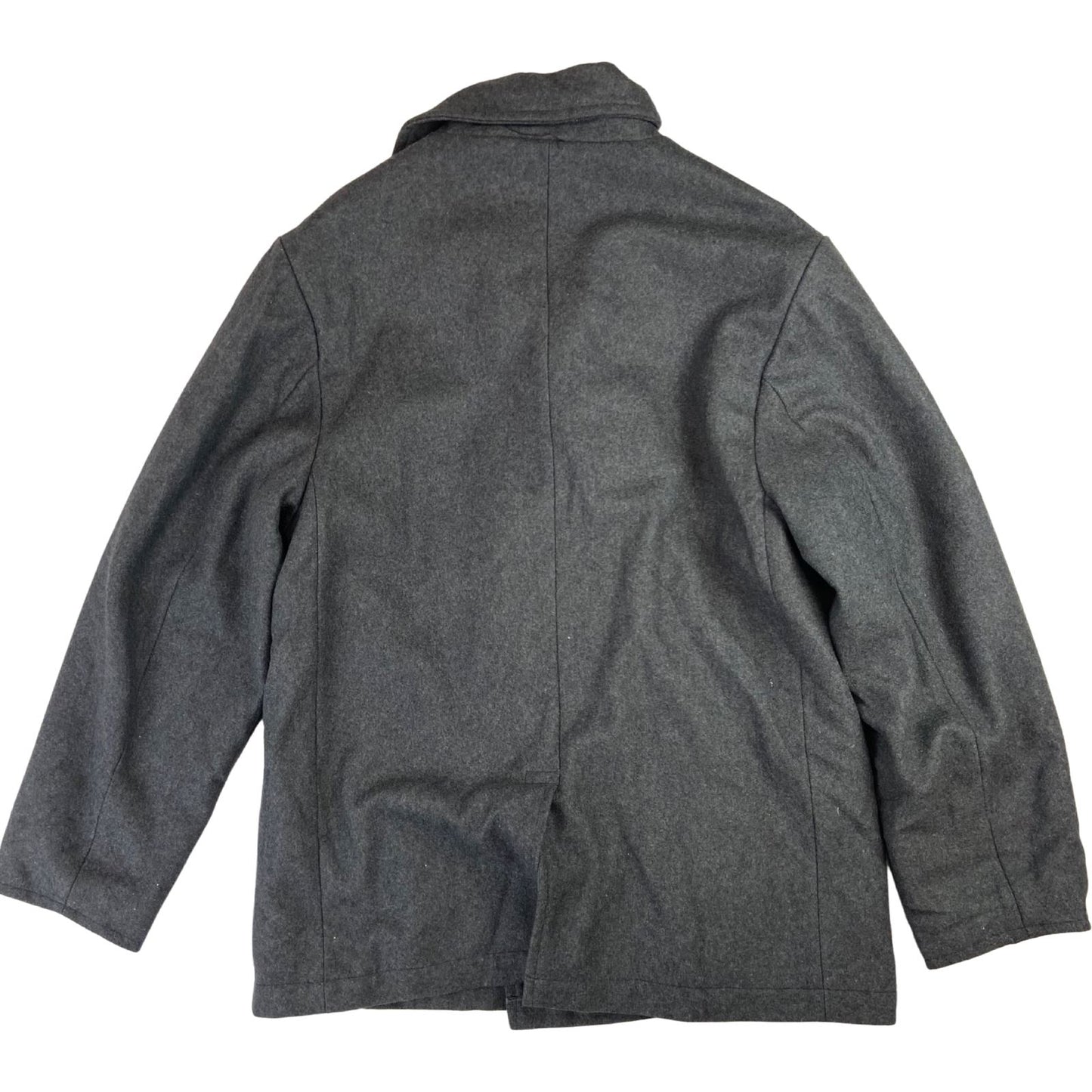 VTG BUSTER US NAVY PEACOAT WOOL DOUBLE BREASTED MILITARY ROCKABILLY 42” (38) S