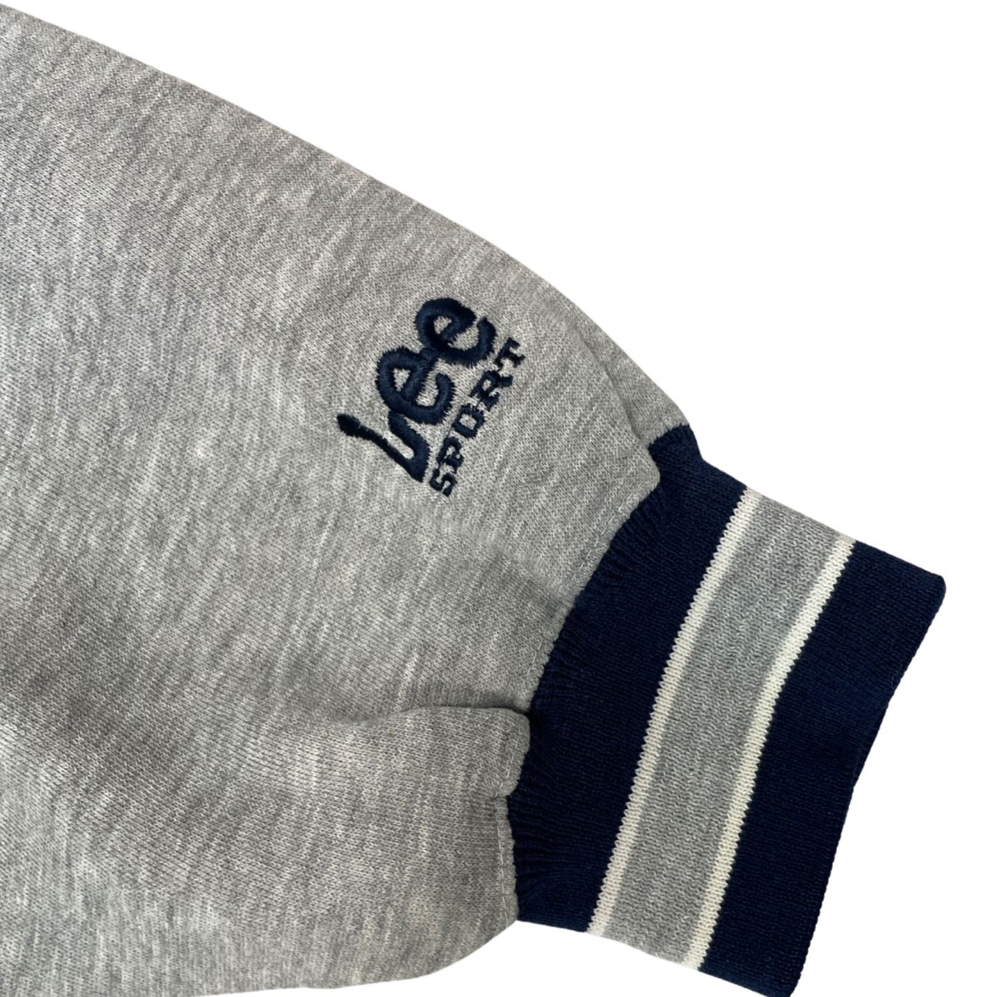 Vintage 90s 00s Grey Lee Sport Giants NFL Embroidered Graphic Sweater L