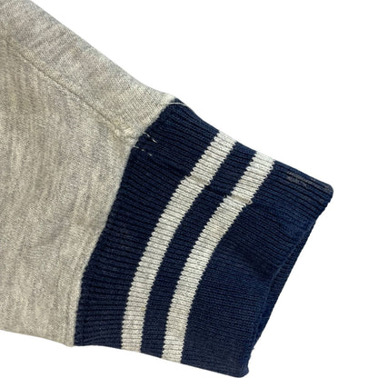 Vintage 90s Heather Grey Champion Reverse Weave Embroidered Varsity Sweater M