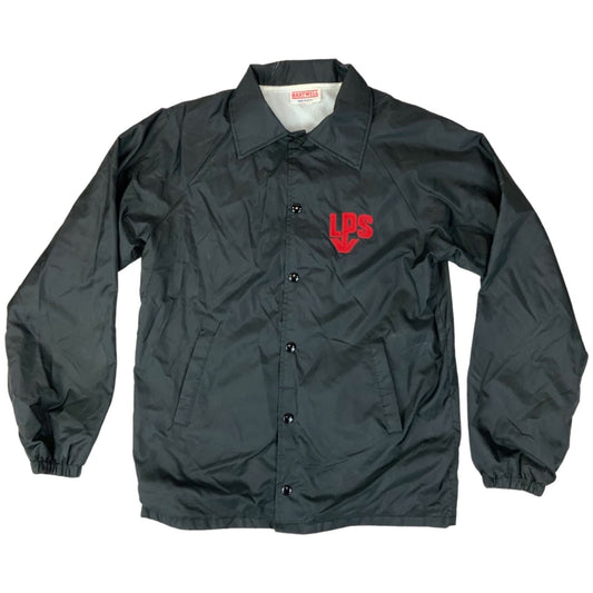 VTG 1970s LPS HARTWELL USA NYLON WORKWEAR JACKET WINDBREAKER SURFER 36” S