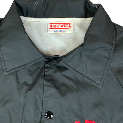 VTG 1970s LPS HARTWELL USA NYLON WORKWEAR JACKET WINDBREAKER SURFER 36” S