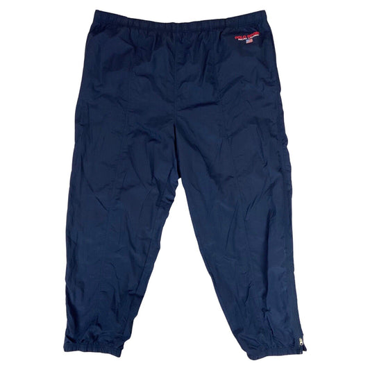Vintage 90s Navy Polo Sport Ralph Lauren Shellsuit Tracksuit Bottoms XXL W47 L32