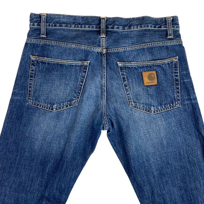 Vintage 00s Darkwash Denim Carhartt Klondike Pant Straight Legged Jeans L W36L34