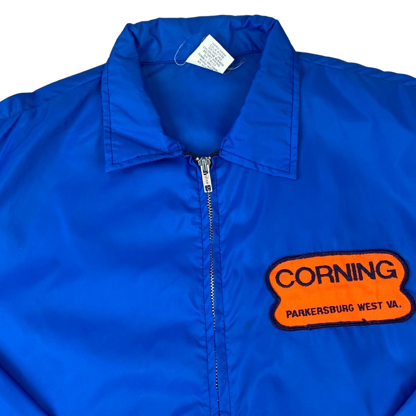 VTG 70s CAP N JAC CORNING WEST VA USA NYLON WORKWEAR SURFER JACKET SURFER 42 L
