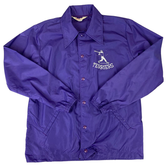 VTG 70s RENNOC NJ TERRIORS BASEBALL USA NYLON WORKWEAR SURFER JACKET SURFER 40 M