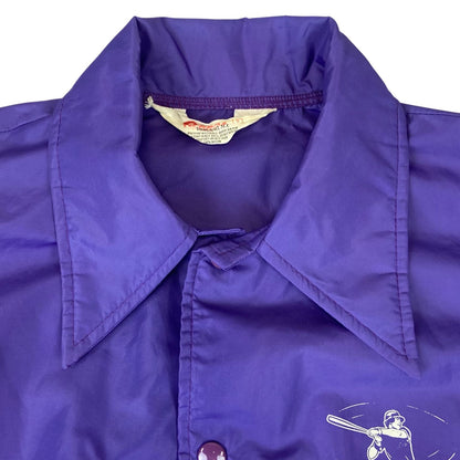 VTG 70s RENNOC NJ TERRIORS BASEBALL USA NYLON WORKWEAR SURFER JACKET SURFER 40 M