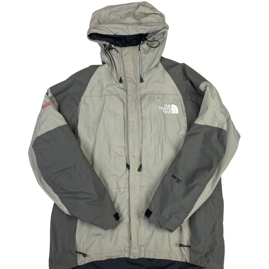Vintage 90s 00s Stone Grey The North Face Summit Series Gore-Tex XCR Jacket XL