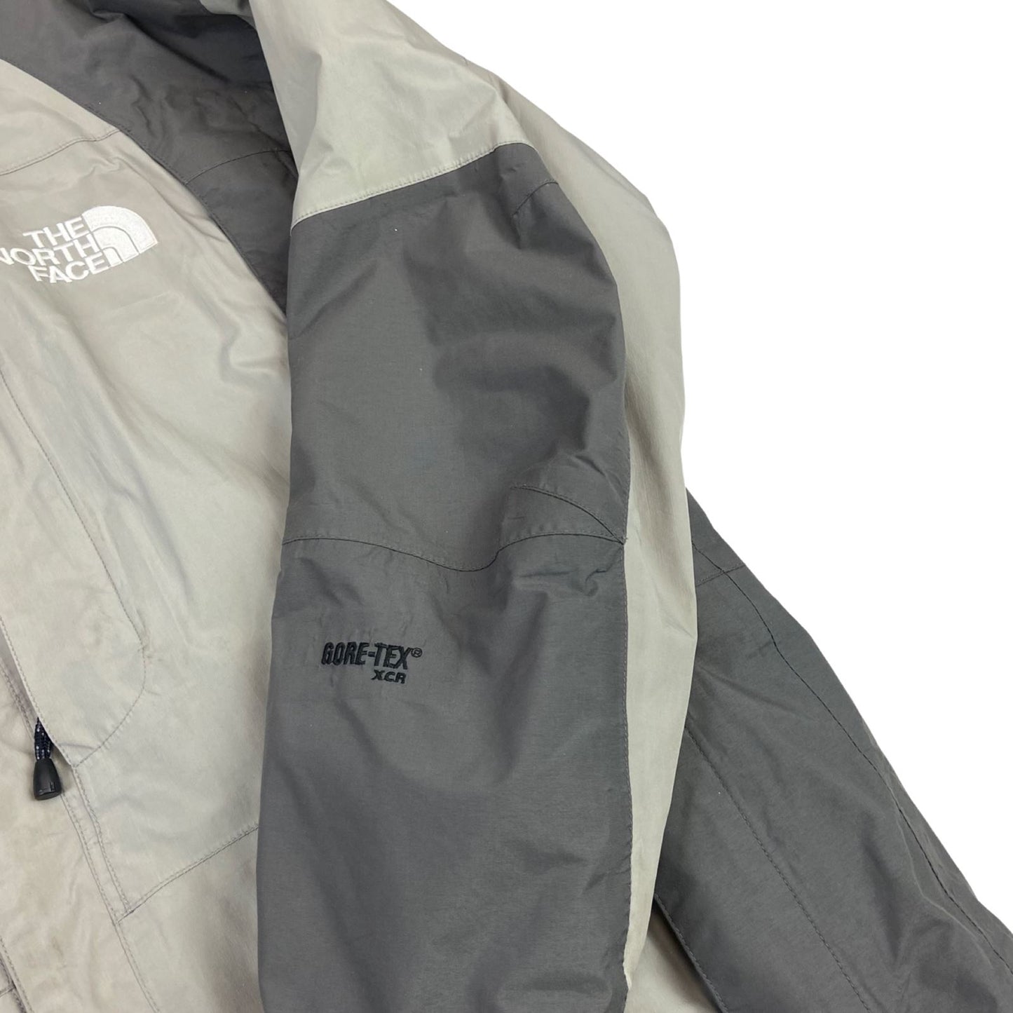 Vintage 90s 00s Stone Grey The North Face Summit Series Gore-Tex XCR Jacket XL