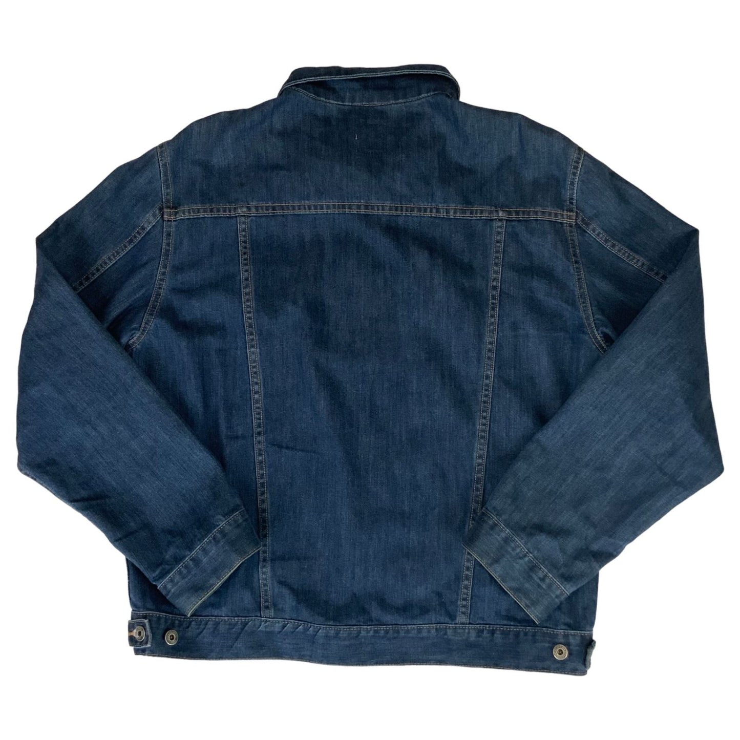 VTG CARHARTT INDIGO BLUE DENIM TRUCKER JACKET 48” (44) L