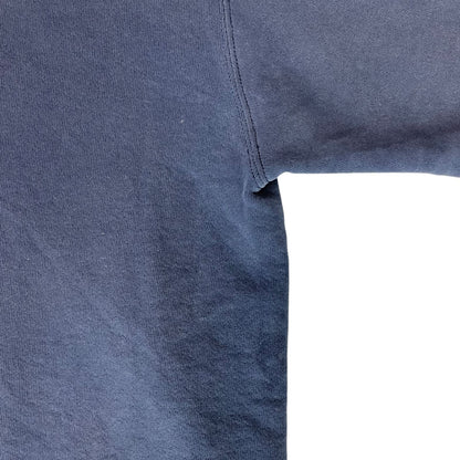 Vintage 90s Navy Blue Nike Swoosh Embroidered Sportswear Varsity Sweater L
