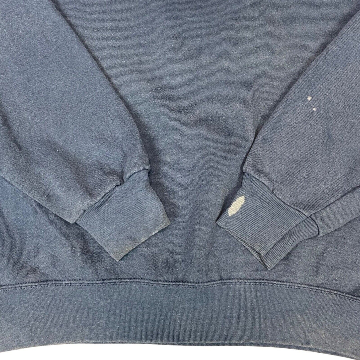 Vintage 90s 00s Navy Official NFL Patriots Merch Graphic Embroidered Sweater XL