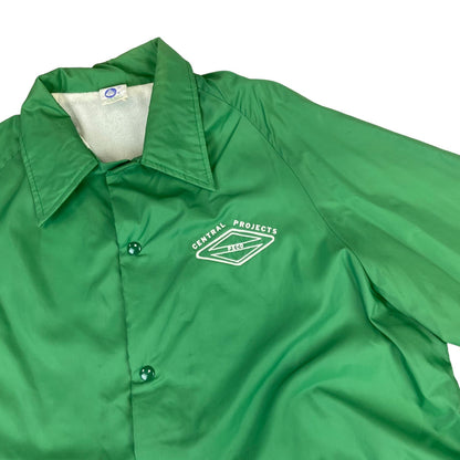 VTG USA PECO CENTRAL PROJECTS SPORT LINED NYLON WINDBREAKER SURFER JACKET 44” L
