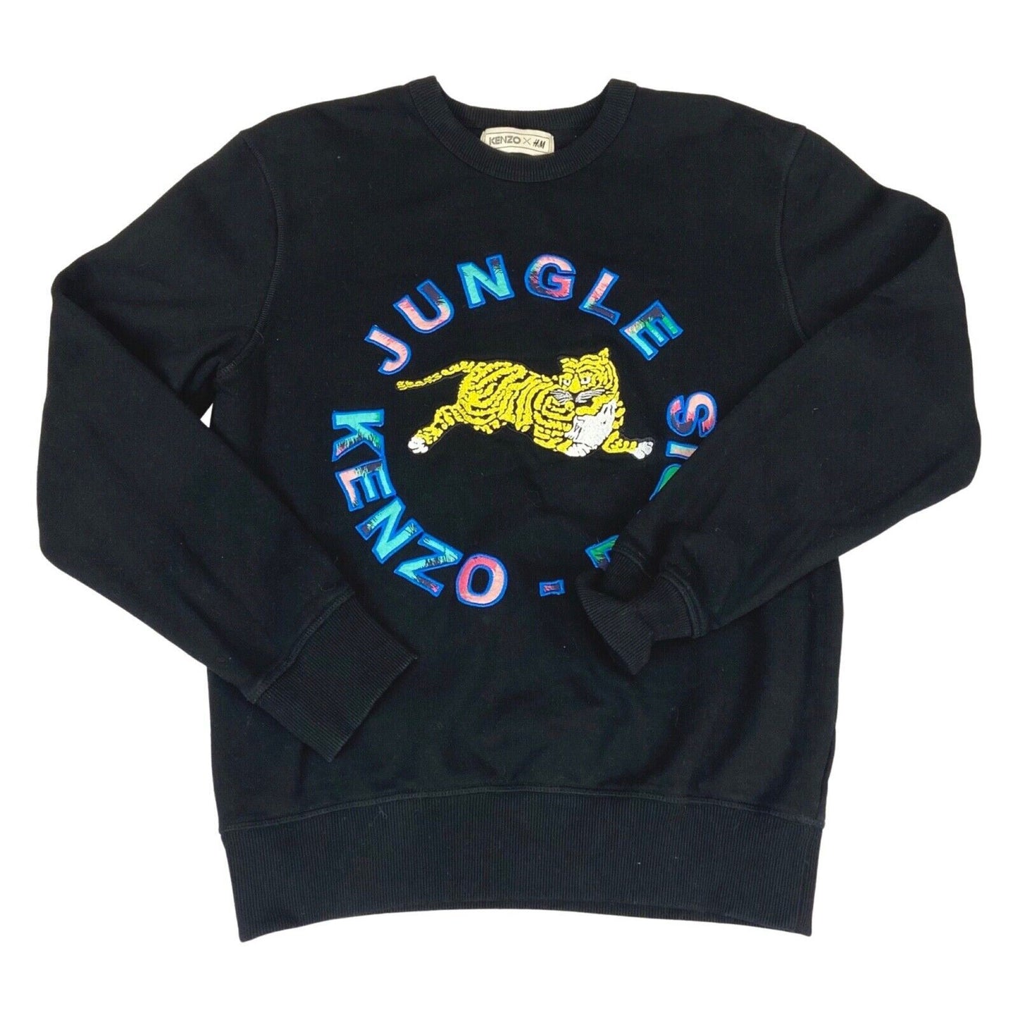 Preloved 2016 Kenzo X H&M Collaboration Graphic Embroidered Sweater Jumper M
