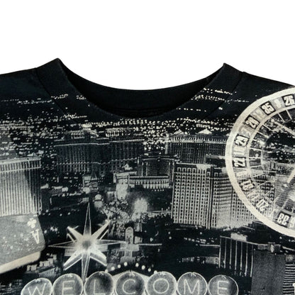 Vintage 90s All Over Print Las Vegas Nevada USA T-Shirt Large